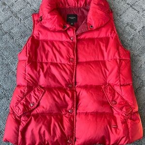 Weekend max Mara red puffer vest sz 8